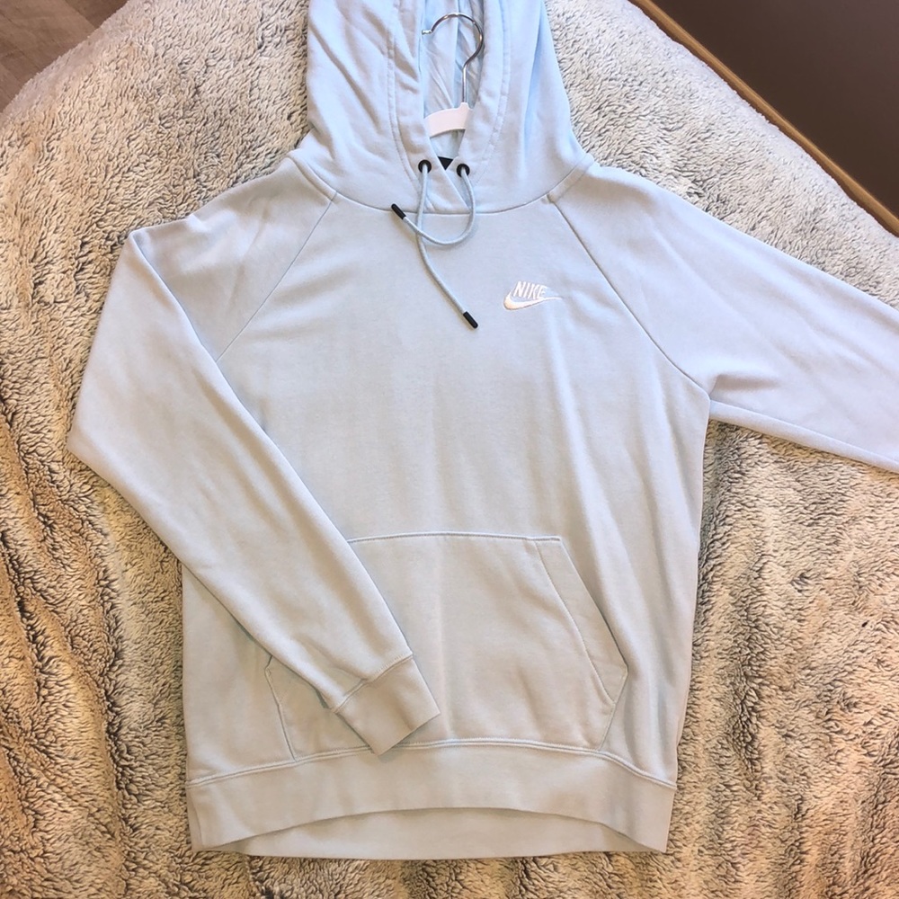 Light blue nike hoodie